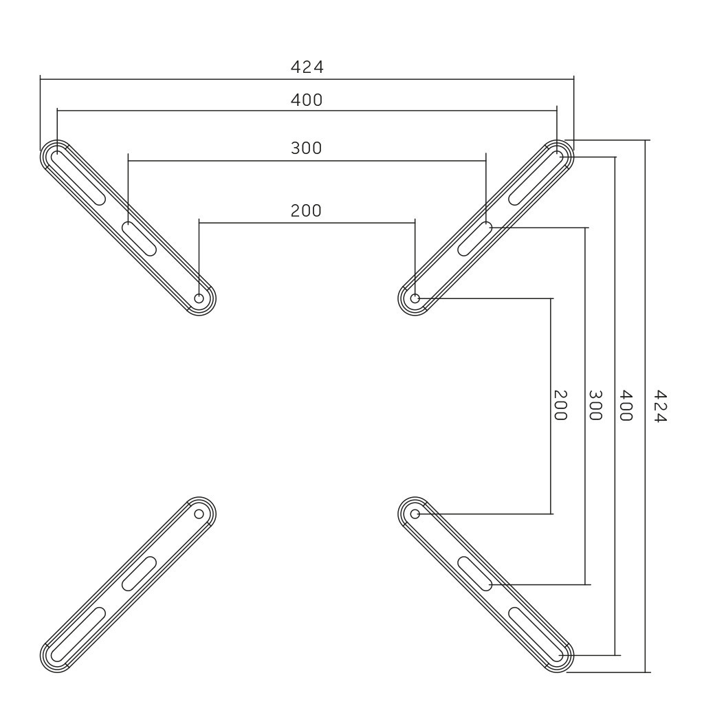 Кронштейн Brateck LCD-201F - зображення 5