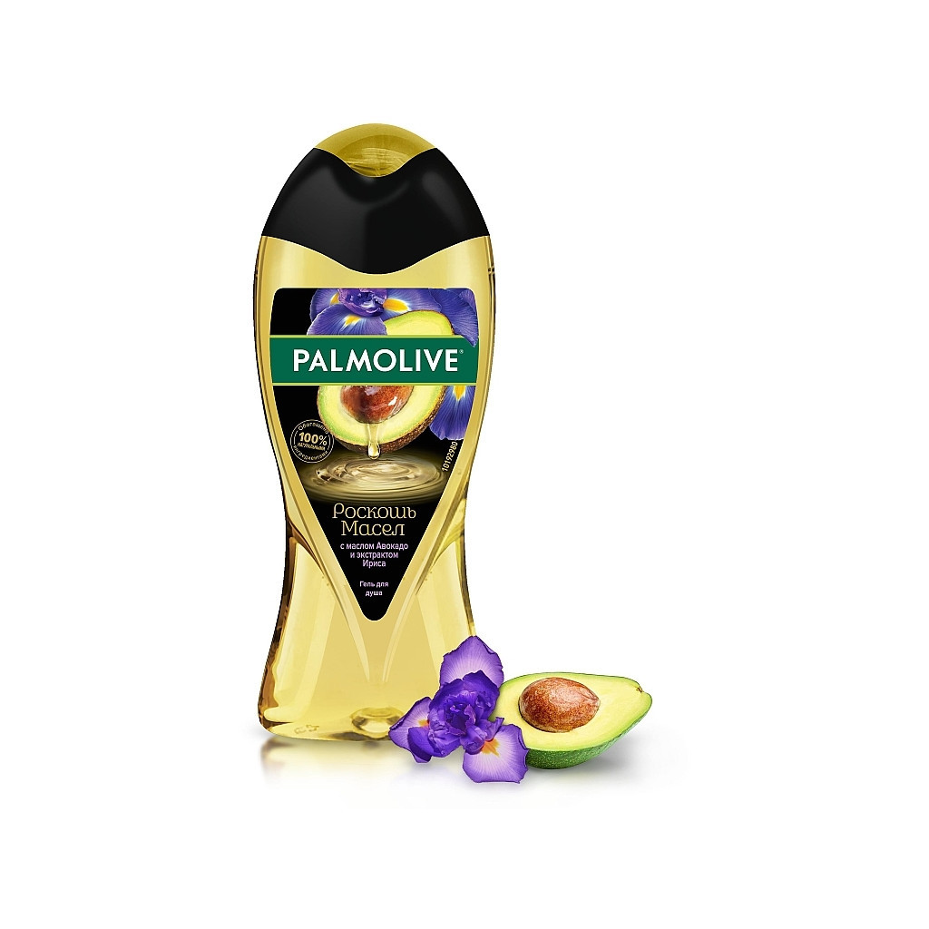 Гель для душу Palmolive Розкіш олій з олією авокадо та екстрактом ірису 250 мл (8693495049641) - зображення 3