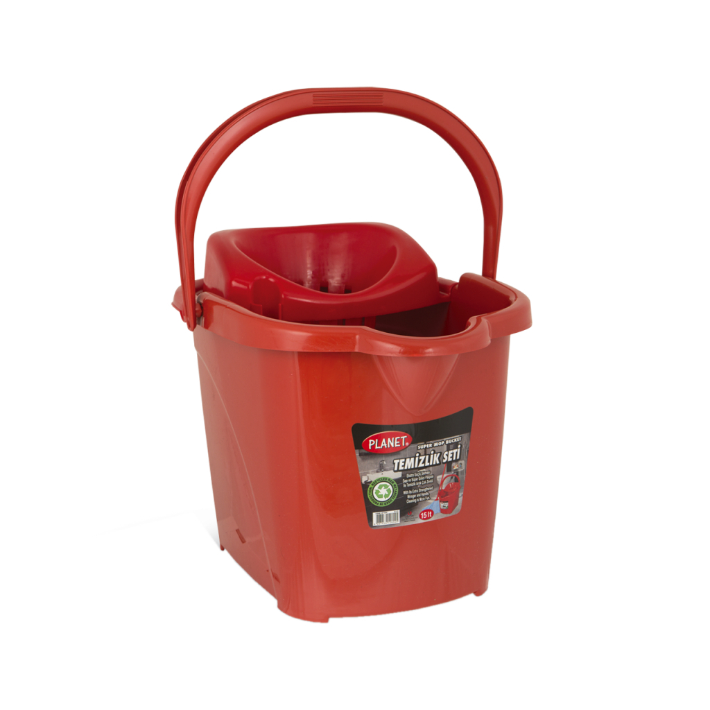 Відро для швабр Planet Household №4 червоне 15 л (6860) - зображення 1