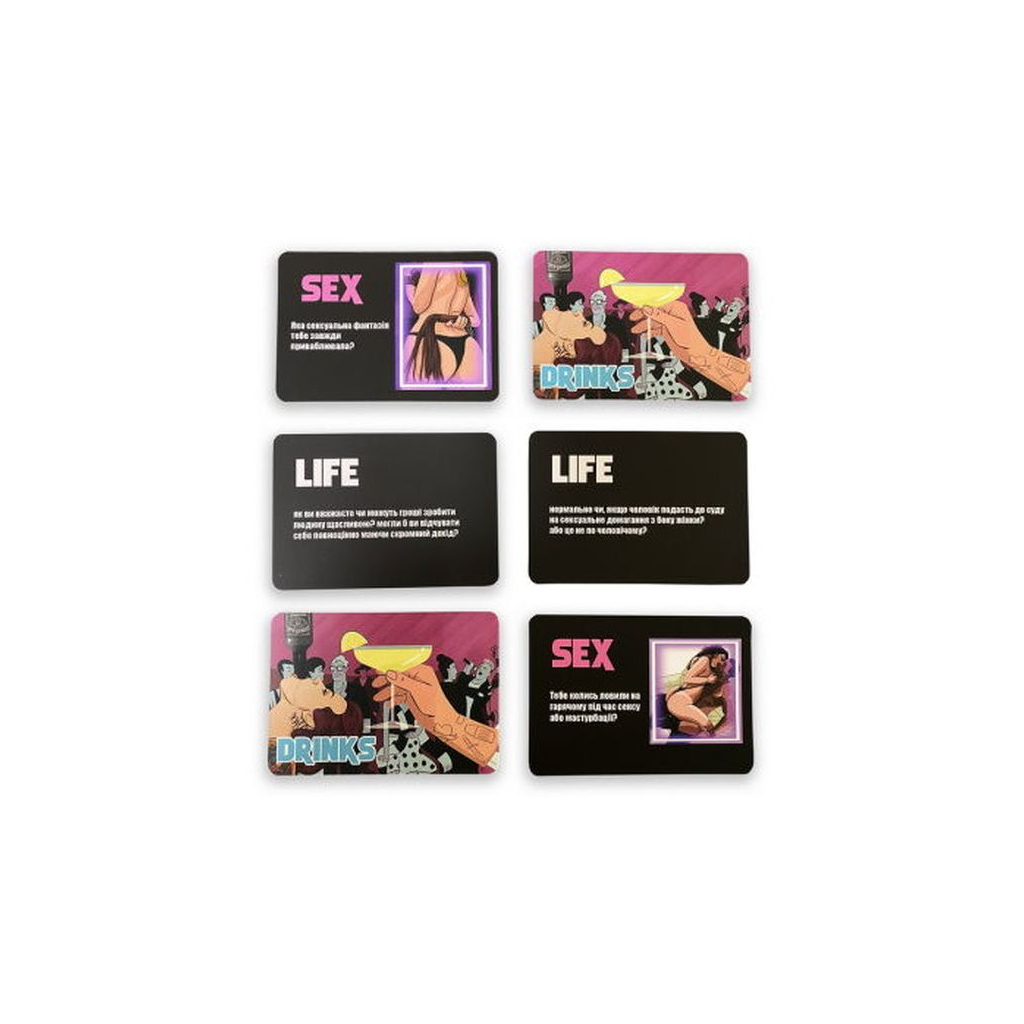 Настільна гра 18+ PLAYROOM Sex Life Drinks (ВР_SLD) - зображення 2