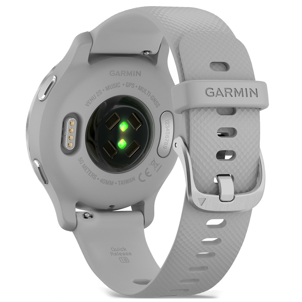 Смарт-годинник Garmin Venu 2S, Mist Grey + Passivated (010-02429-12) - зображення 5