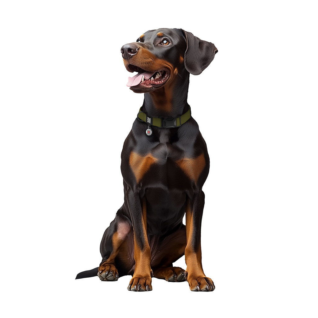 Нашийник для тварин WAUDOG Magnet c QR паспортом, магнітна пряжка-фастекс L хакі (279631) - зображення 6