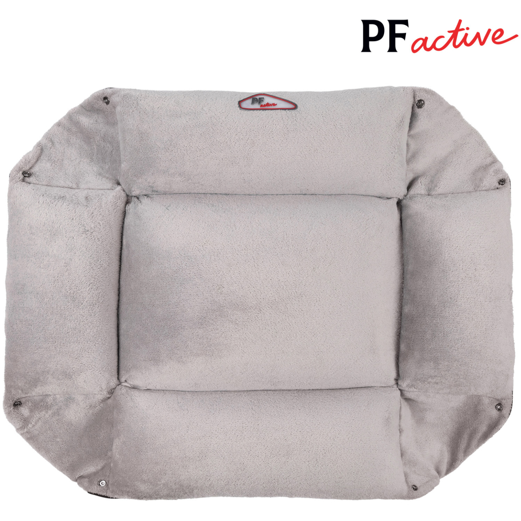 Лежак для тварин Природа "SIMON" 2 (66х54х20 см) Чорно-сірий (4823082417599) - зображення 3