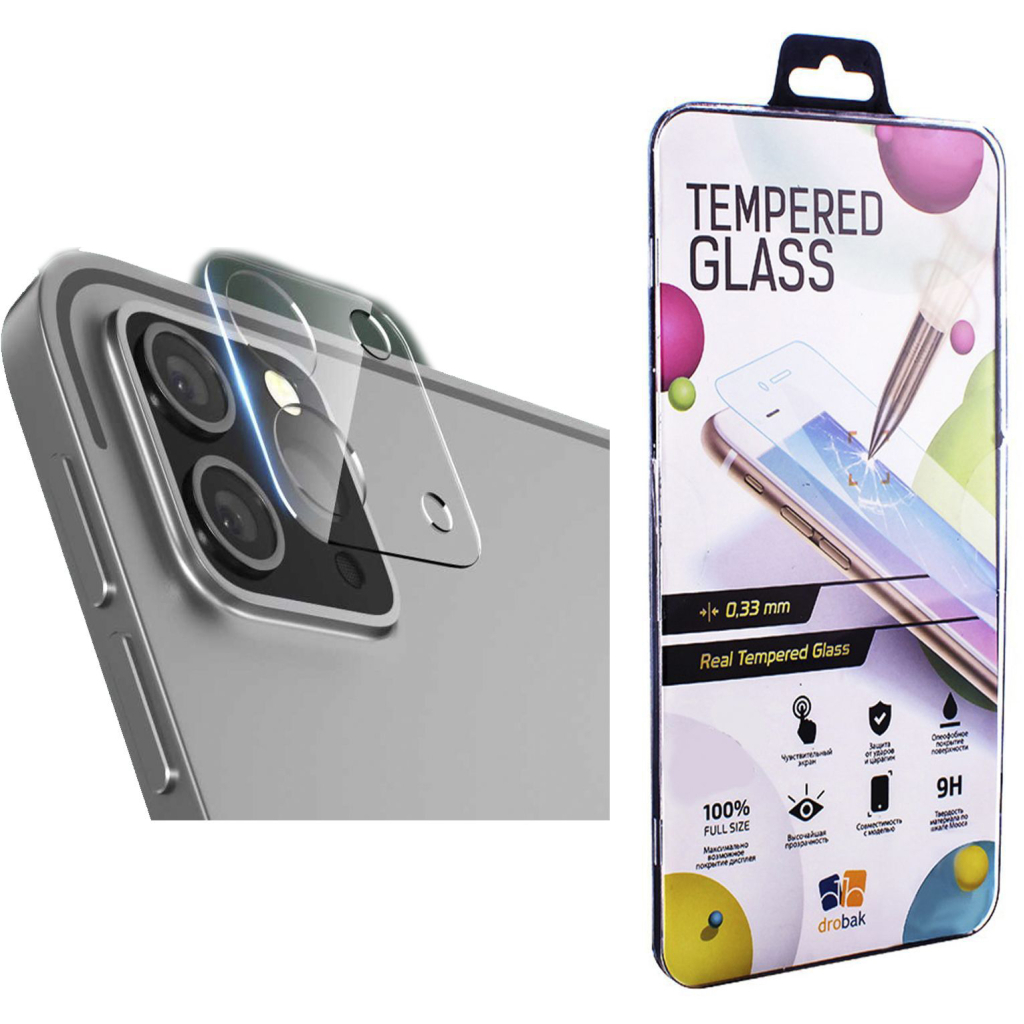 Скло захисне Drobak 3D camera iPad Pro 2021 12,9" (464607) - зображення 1