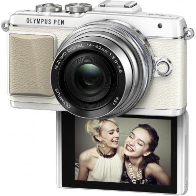 Цифровий фотоапарат Olympus E-PL7 14-42 mm Kit white/silver (V205071WE000) - зображення 7