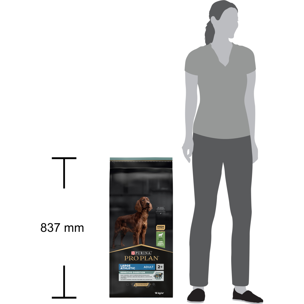 Сухий корм для собак Purina Pro Plan Large Athletic Adult 2+ Sensitive Digestion Для великих порід атлетичної статури З ягням 14 кг (7613035415591) - зображення 11