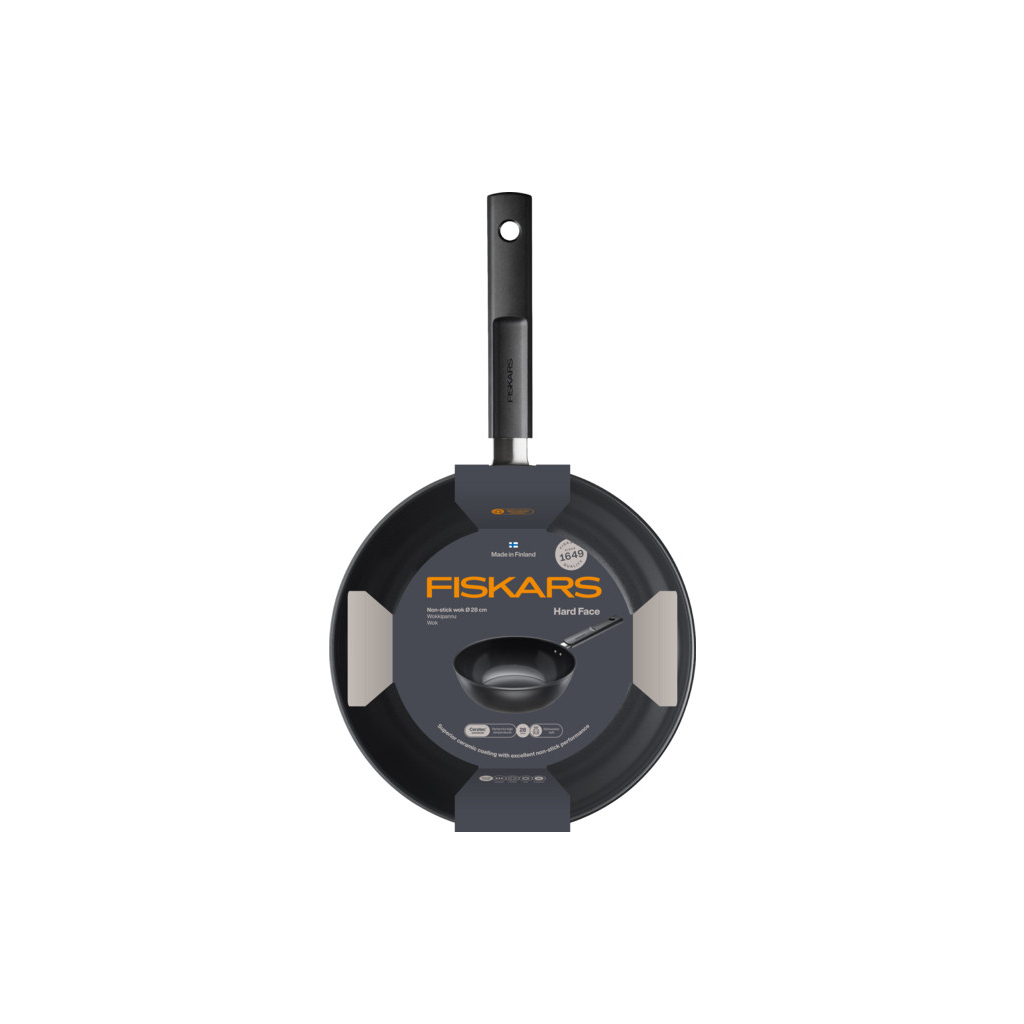 Сковорода Fiskars ВОК Hard Face 28 см 4,5 л (1075523) - зображення 4