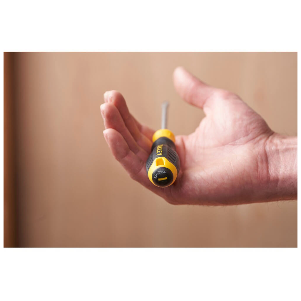 Викрутка Stanley Cushion Grip, SL 5.5x100мм, з жалом, що розширюється. (STHT16146-0) - зображення 4