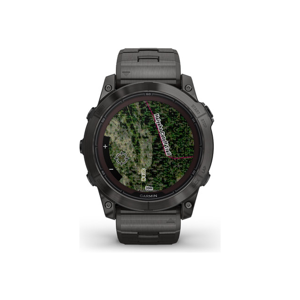Смарт-годинник Garmin fenix 7X Pro Saph Sol, Crbn Gry Ti w/ Crbn Gry Mtl Bnd, Ex, GPS (010-02778-30) - зображення 5