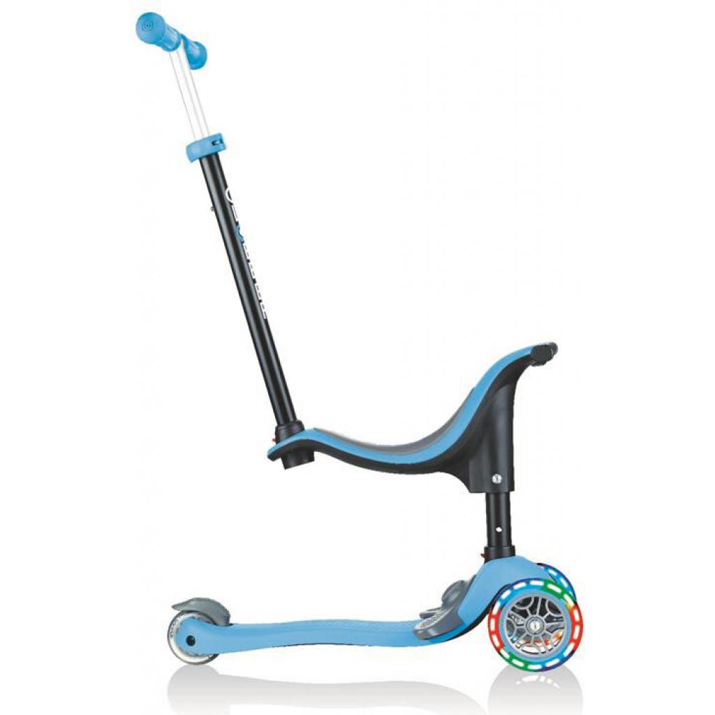 Самокат Globber Go up sporty plus lights 5 в 1 блакитний з підсвічуванням (642-101) - зображення 4