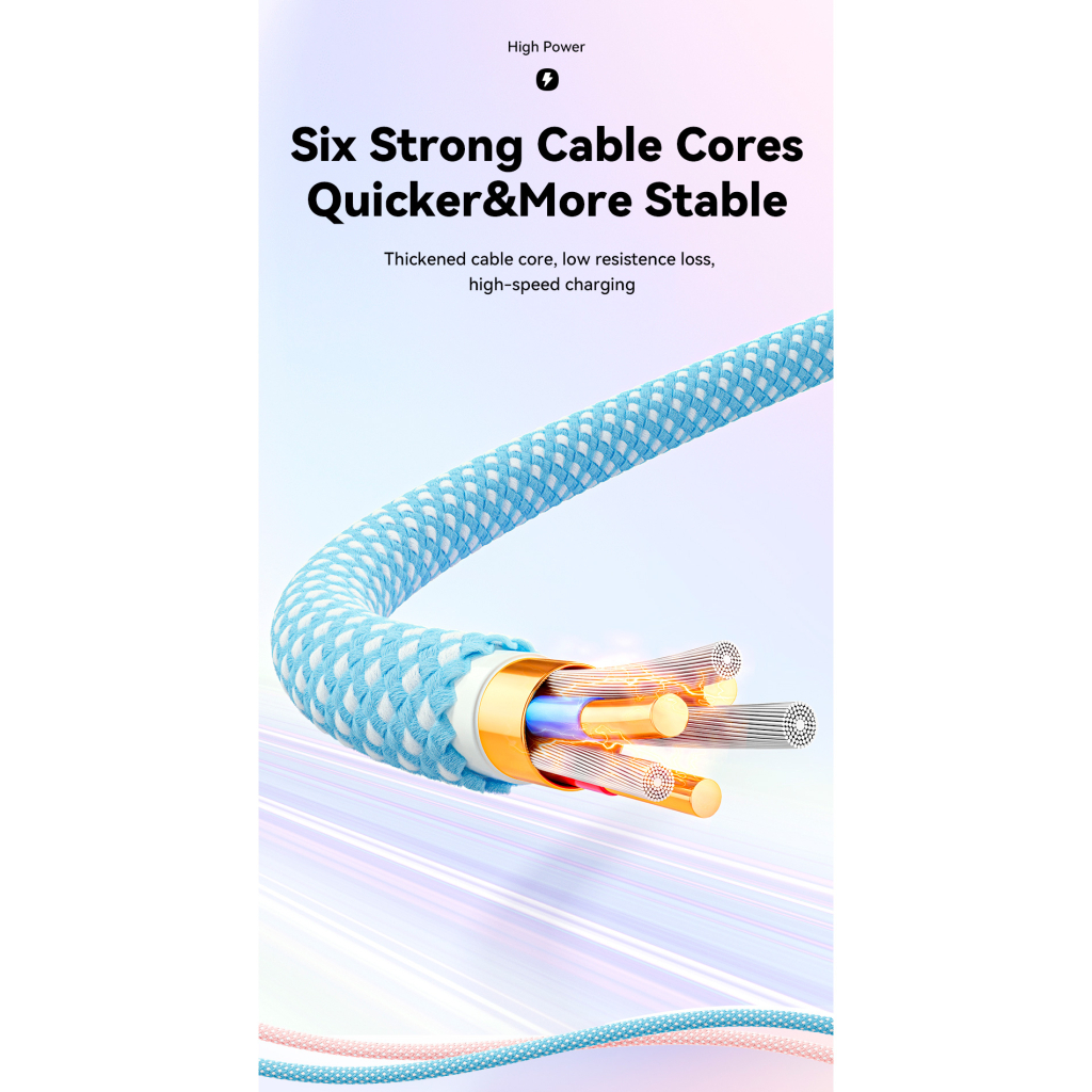 Дата кабель USB-C to Lightning 1.0m 20W white Essager (EXCTL-WL02-P) - изображение 8