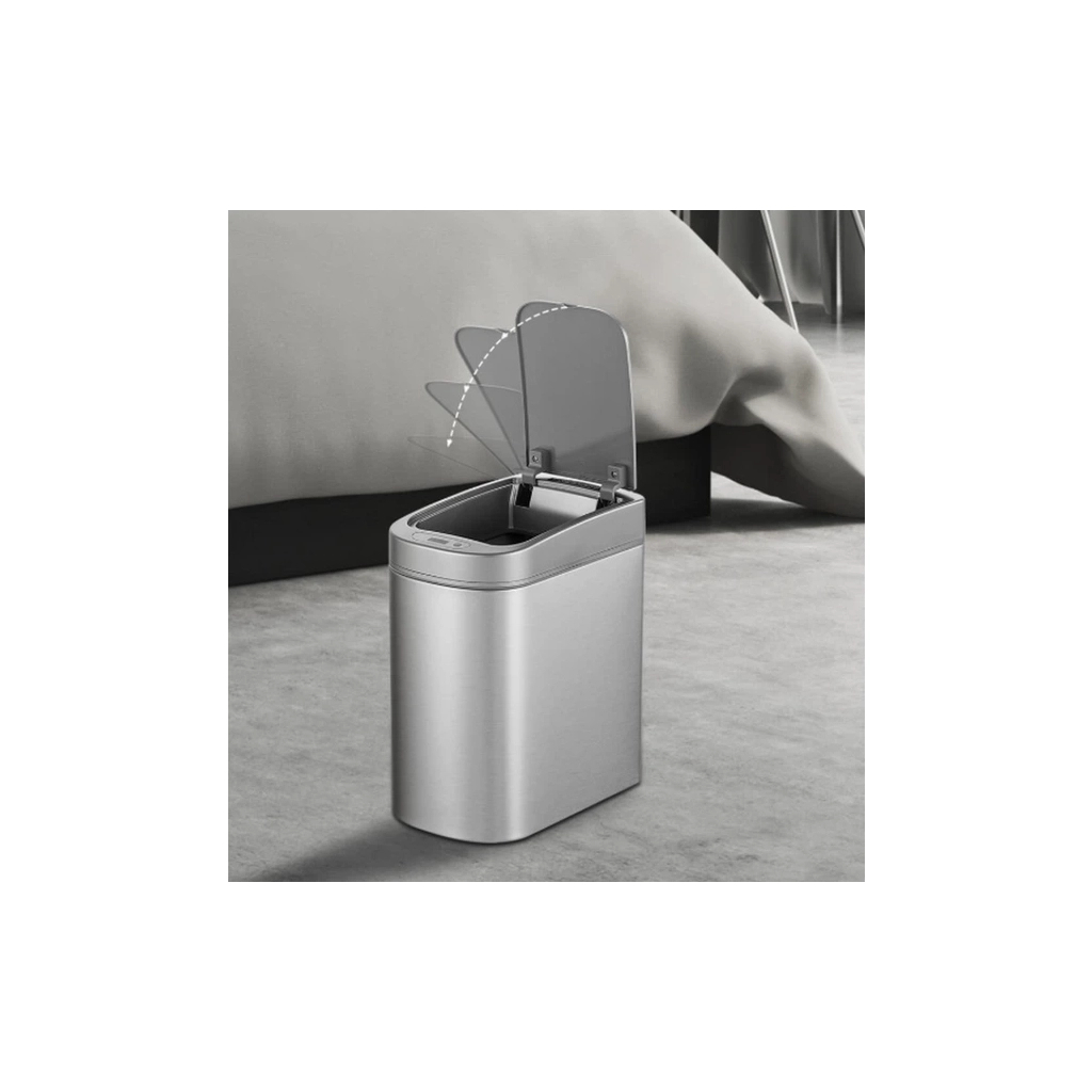 Контейнер для сміття Xiaomi Ninestars Space Silver (DZT-7-2) - зображення 5