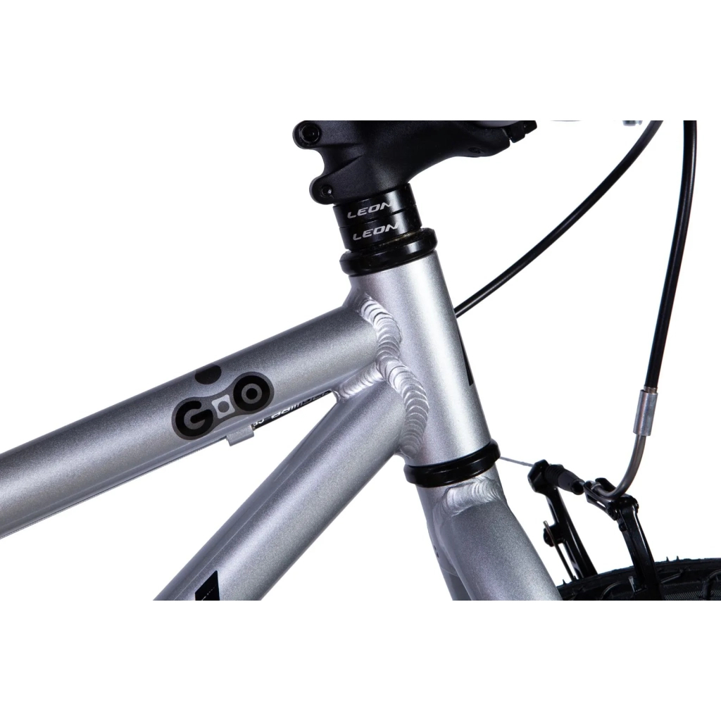 Велосипед Leon 20" GO Vbr рама-10" Al сірий з чорним 2024 (OPS-LN-20-009) - зображення 2