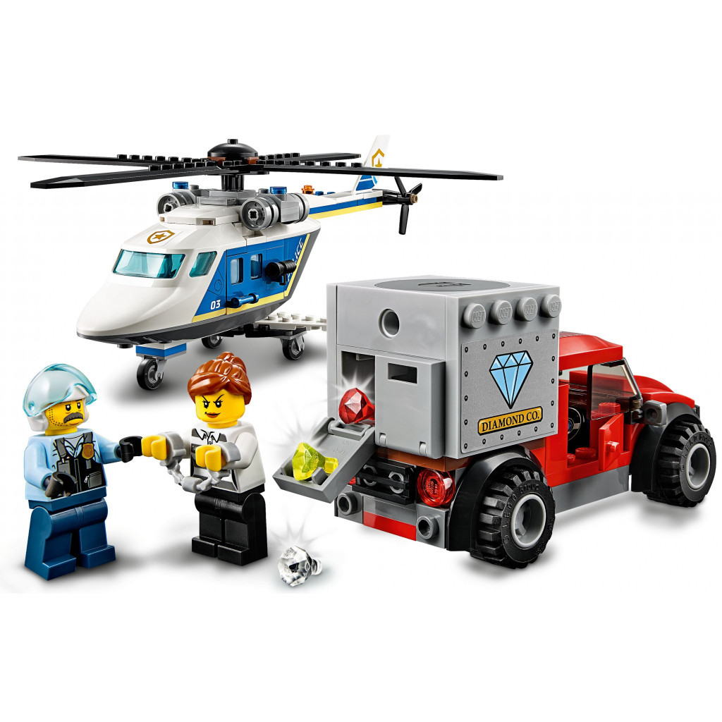 Конструктор LEGO City Police Погоня на поліцейському гелікоптері 212 деталей (60243) - зображення 4