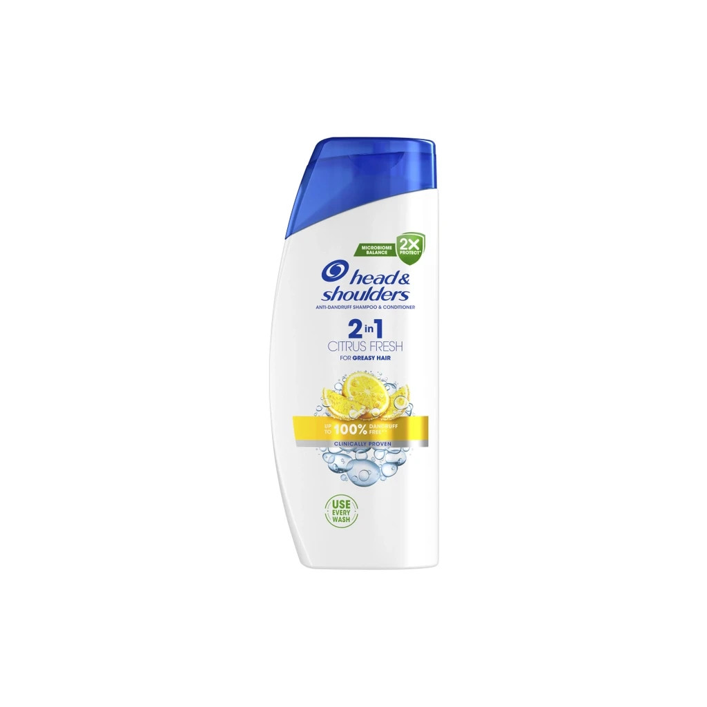 Шампунь Head & Shoulders 2 в 1 Проти лупи Цитрусова свіжість 625 мл (8700216158022) - зображення 1