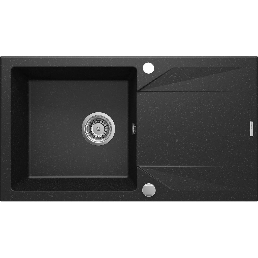 Мийка кухонна Deante Мийка кухонна Deante Evora, граніт, прямокутник, з крилом, 7 (ZQJ_G113) - зображення 1