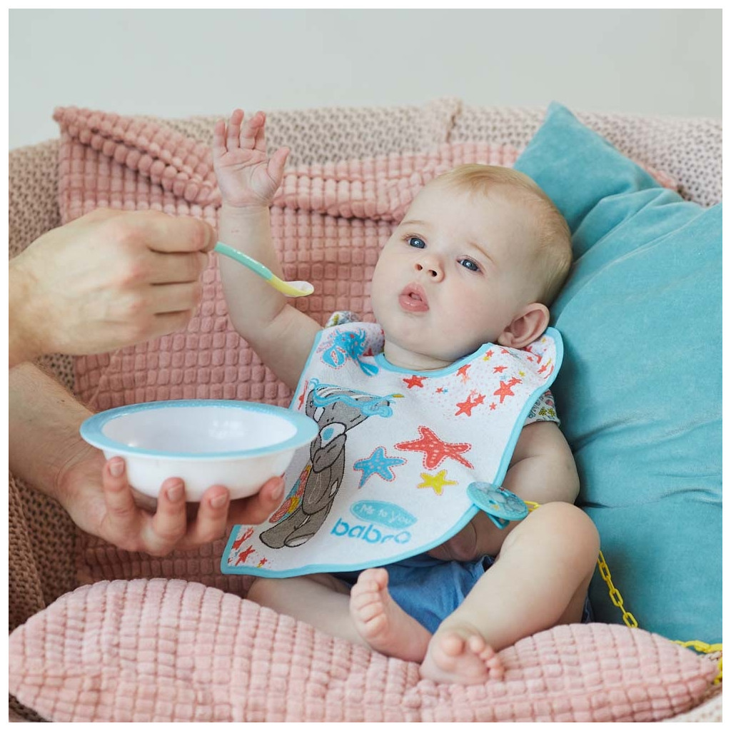 Слинявчик Baboo бавовняний Me to You, 3+ місяців (білий) (11-100) - изображение 5