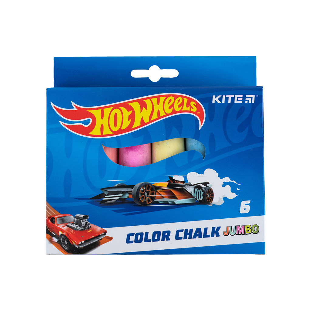 Крейда Kite кольорова Jumbo Hello Kitty, 6 кольорів (HW24-073) - изображение 1