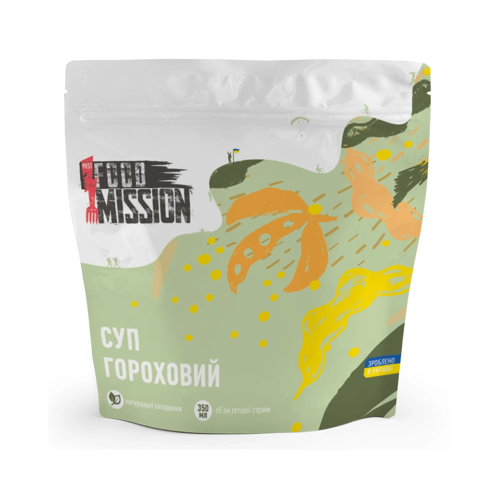 Їжа швидкого приготування Food Mission Суп гороховий 50 г (fm.30443) - зображення 1