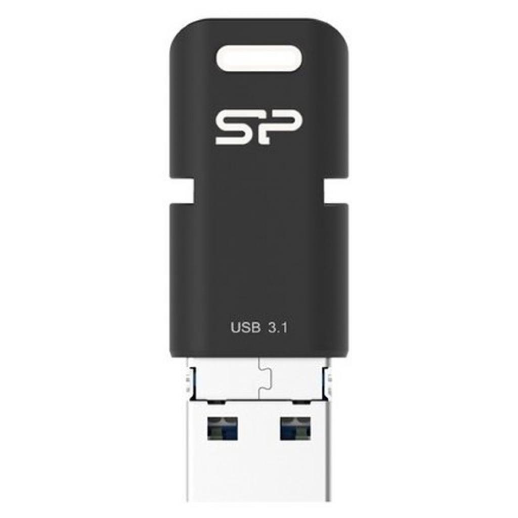 USB флеш накопичувач Silicon Power 64GB Mobile C50 USB 3.1 Type-C (SP064GBUC3C50V1K) - зображення 1