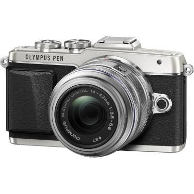 Цифровий фотоапарат Olympus E-PL7 14-42 mm Kit silver (V205071SE000) - зображення 1