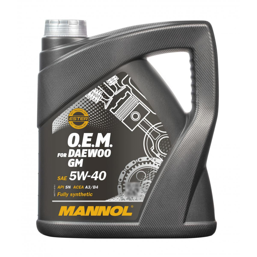 Моторна олива Mannol Daewoo GM 4л 5W-40 (MN7711-4) - зображення 1