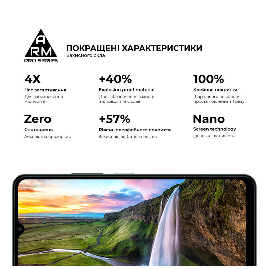 Скло захисне Armorstandart Pro Xiaomi Redmi A3 Black (ARM74453) - зображення 5