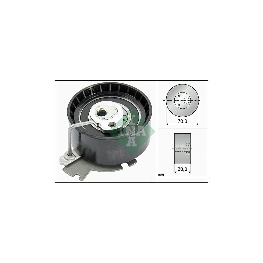 Ролик натягувача ременя INA 531 0632 10 - зображення 1
