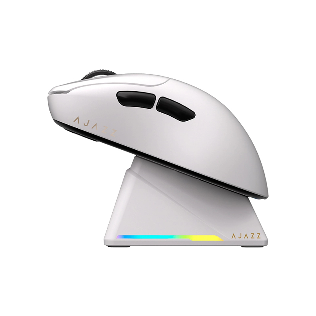 Мишка Ajazz AJ179 APEX Wireless/Bluetooth/USB Charging Dock White (AJM179-A-W) - зображення 3