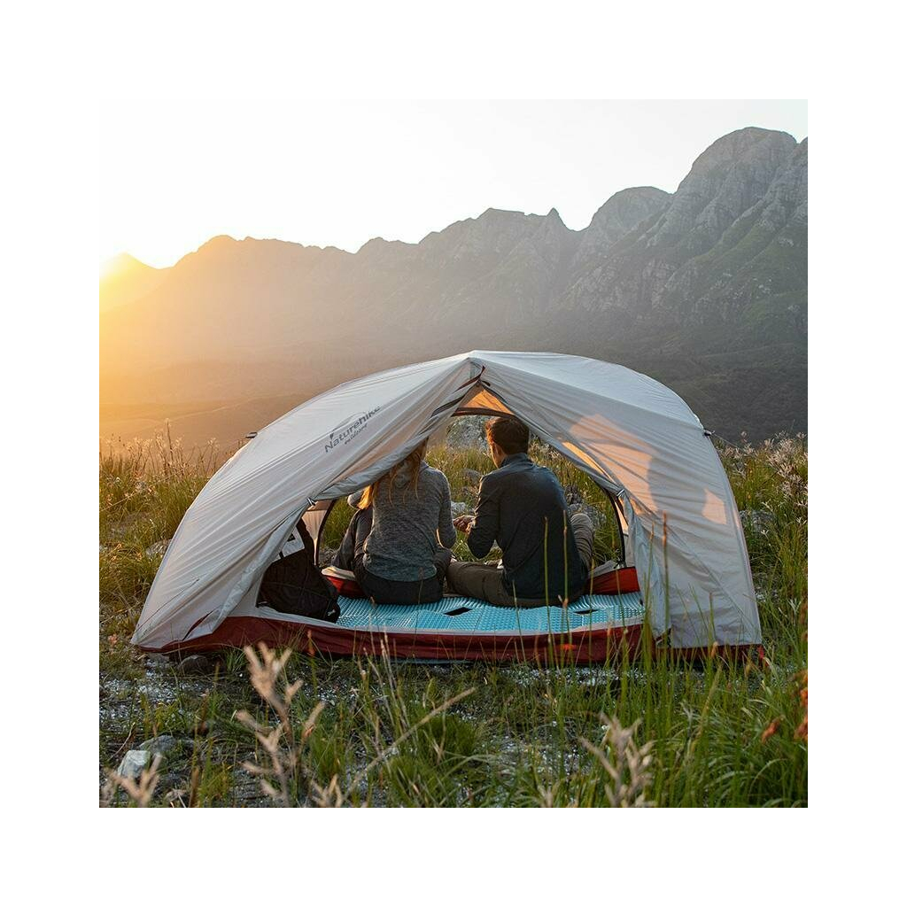 Намет Naturehike Star-River 2 Updated NH17T012-T 20D Grey/Red (6927595716489) - зображення 4