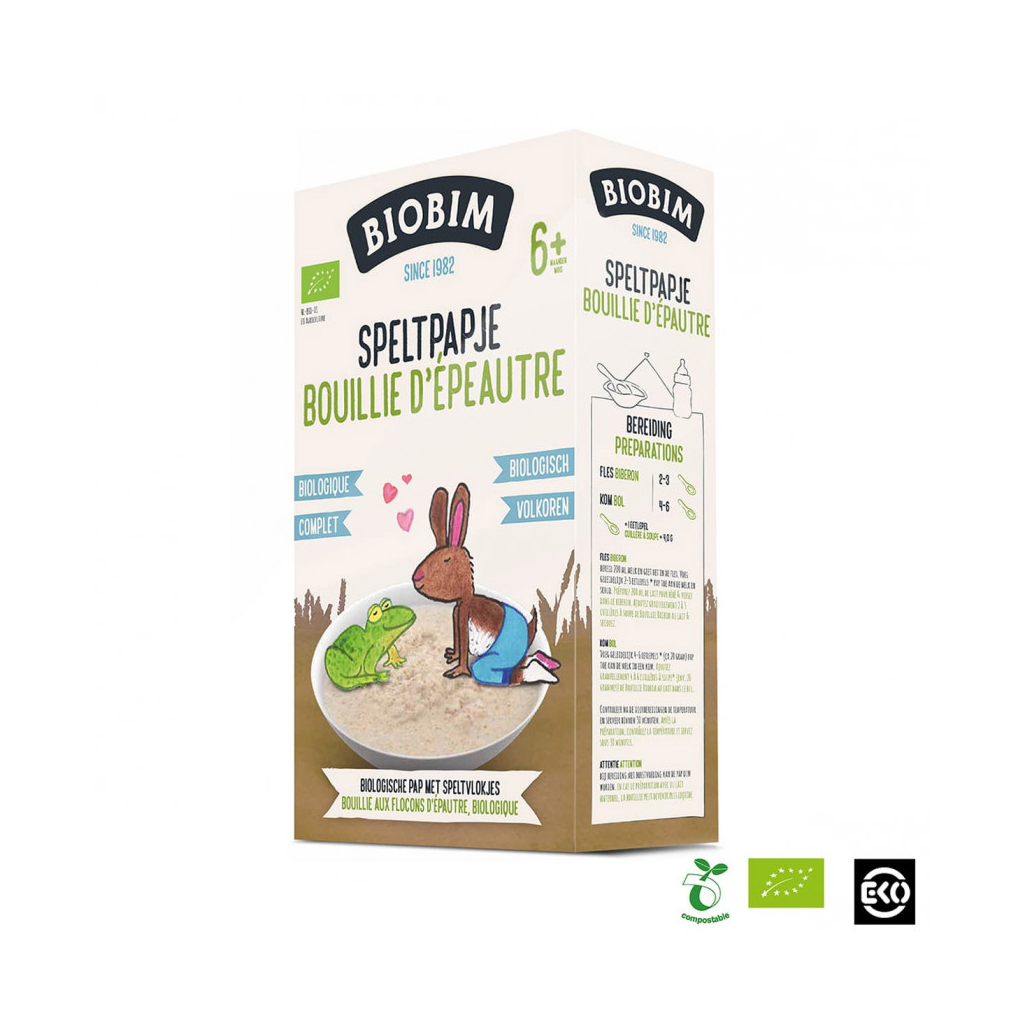 Дитяча каша Biobim безмолочна Спельта 200 г (8713445090599) - зображення 1