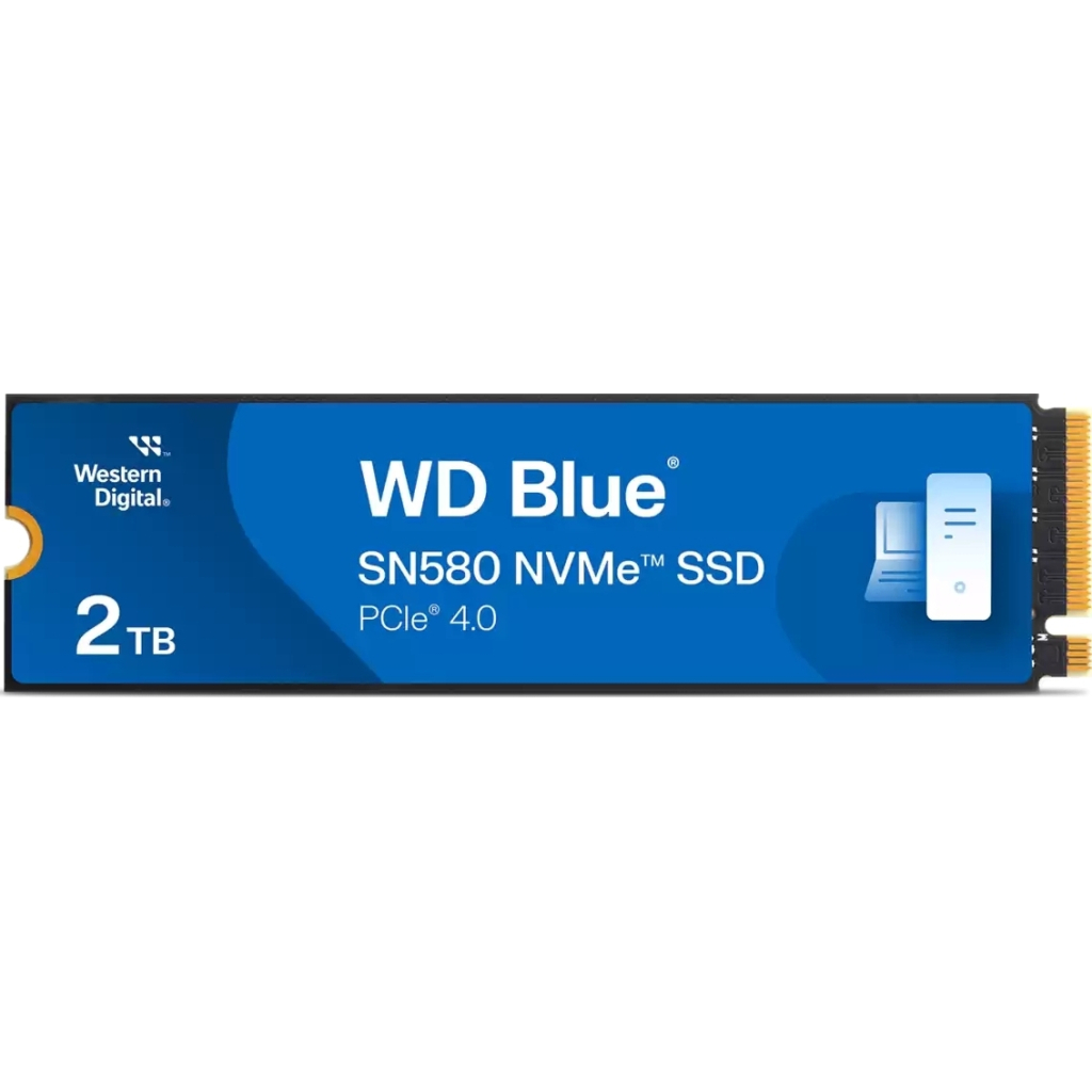 Накопичувач SSD M.2 2280 2TB SN580 Blue WD (WDS200T3B0E) - зображення 1