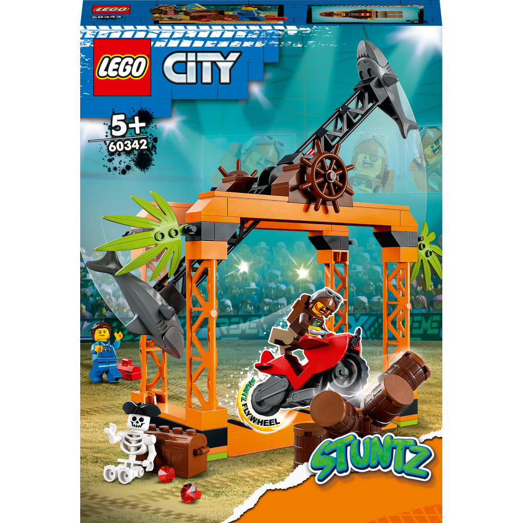 Конструктор LEGO City Stuntz Каскадерське завдання «Напад Акули» 122 деталей (60342) - зображення 1