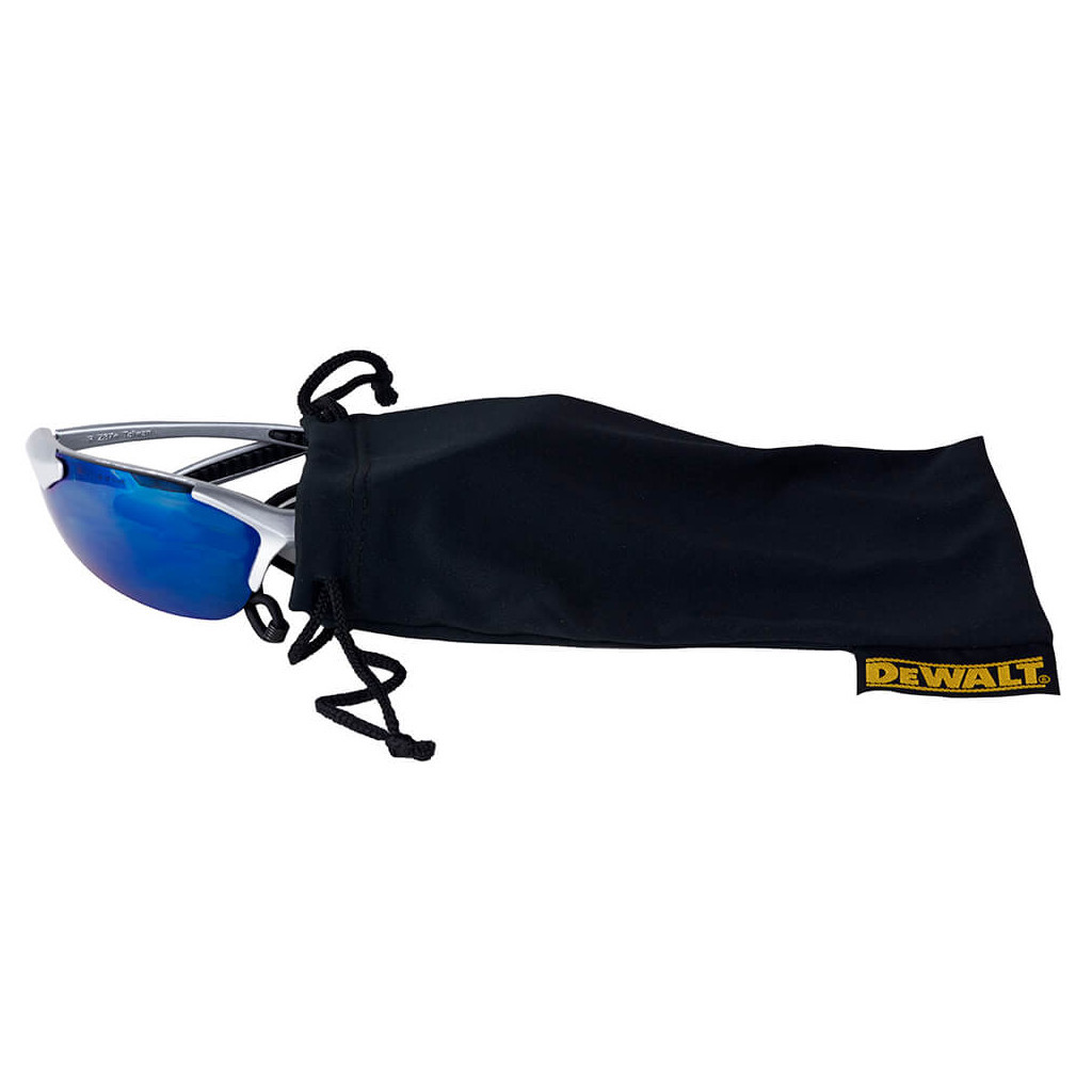 Захисні окуляри DeWALT Infinity, блакитні дзеркальні, полікарбонатні (DPG90S-7D) - изображение 6