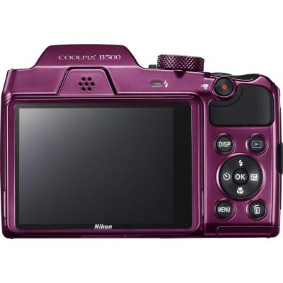Цифровий фотоапарат Nikon Coolpix B500 Purple (VNA952E1) - изображение 4