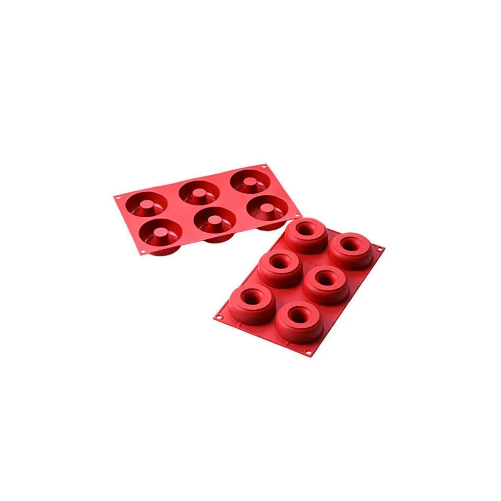 Форма для випікання Silikomart Donuts d 75-25 mm h 28 mm (Donuts) - зображення 1