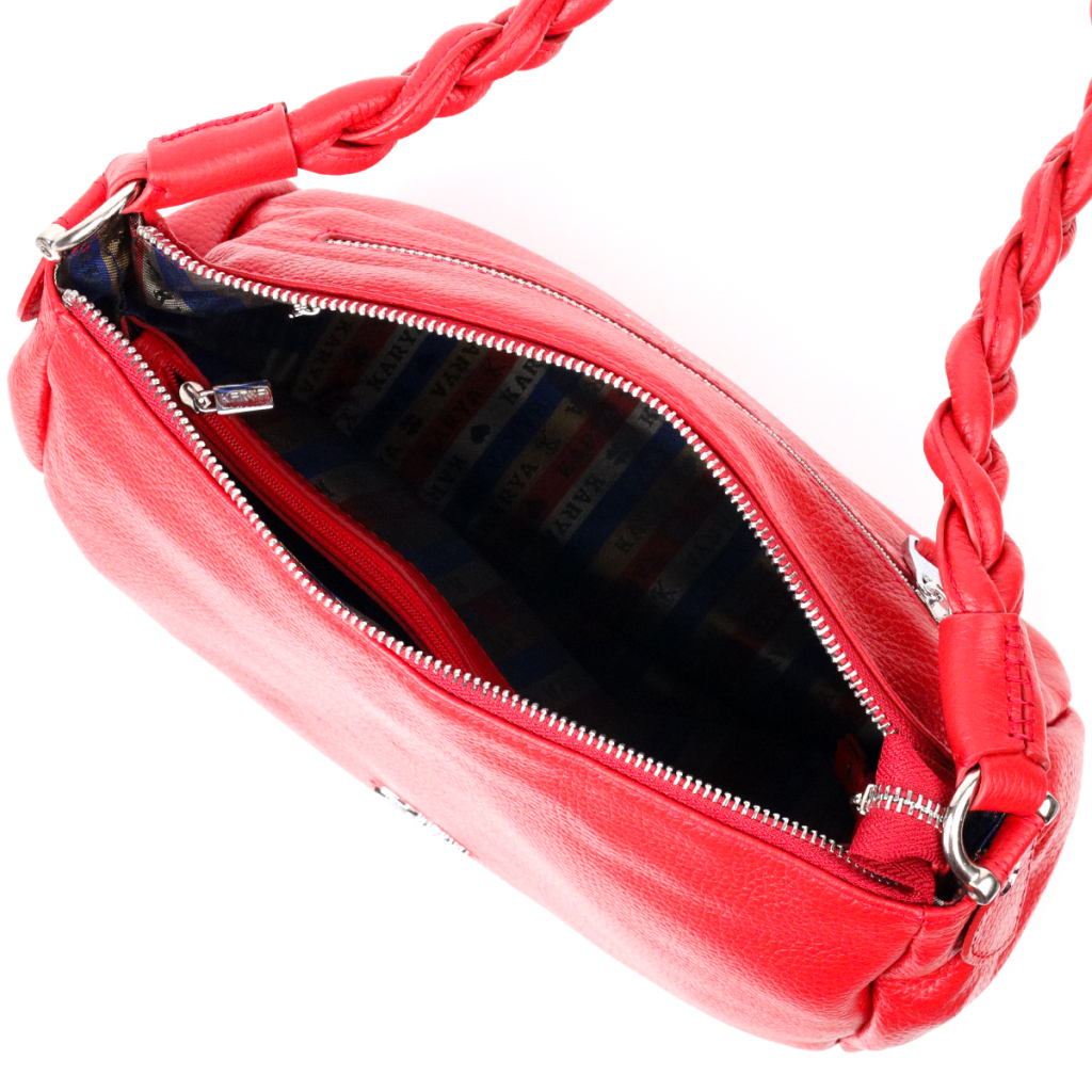 Сумка Karya Шкіряна Червона (20863) - зображення 6