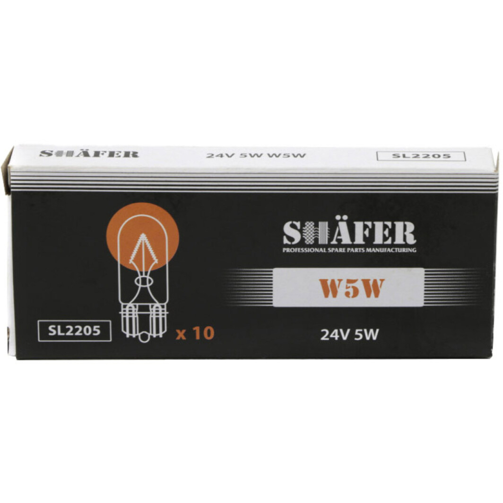 Автолампа SHAFER 24V5WW5W (SL2205) - зображення 2