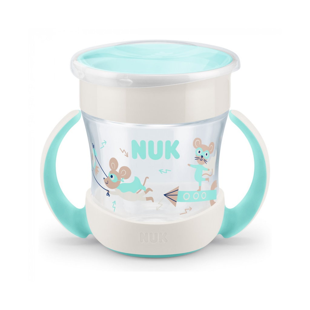 Поїльник-непроливайка Nuk Evolution Mini Magic Mice 160 мл (3953136) - зображення 1