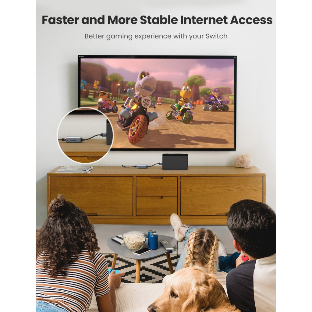 Перехідник USB 3.0 AM to RJ45 Ethernet 1000Mbps CM209 Ugreen (50922) - изображение 4