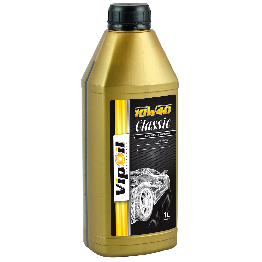 Моторна олива VIPOIL VipOil Classic 10W-40 SG/CD, 1л (0162832) - зображення 1