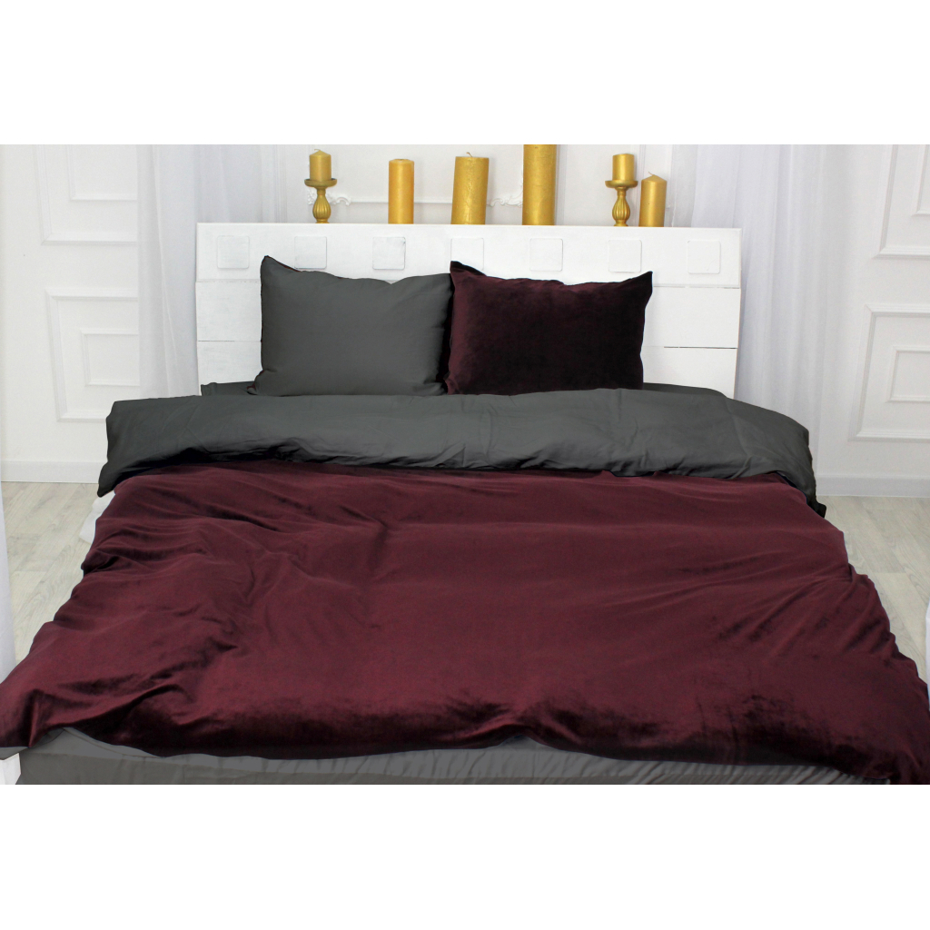 Постільна білизна MirSon Велюр Winter Delicate 28-0066 Water-willow King Size (2200004036014) - зображення 3