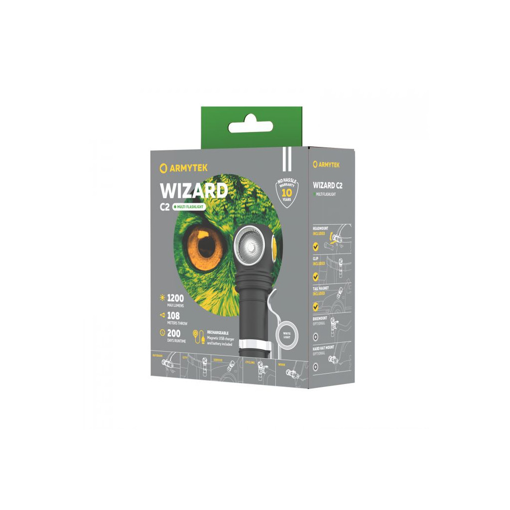 Ліхтар Armytek Wizard C2 Marnet USB White (F08901C) - изображение 5