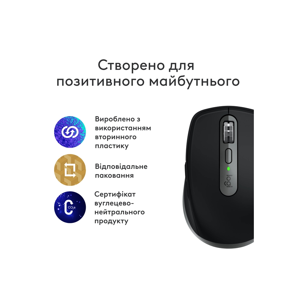 Мишка Logitech MX Anywhere 3S для MAC Wireless Space Grey (910-006947) - зображення 2