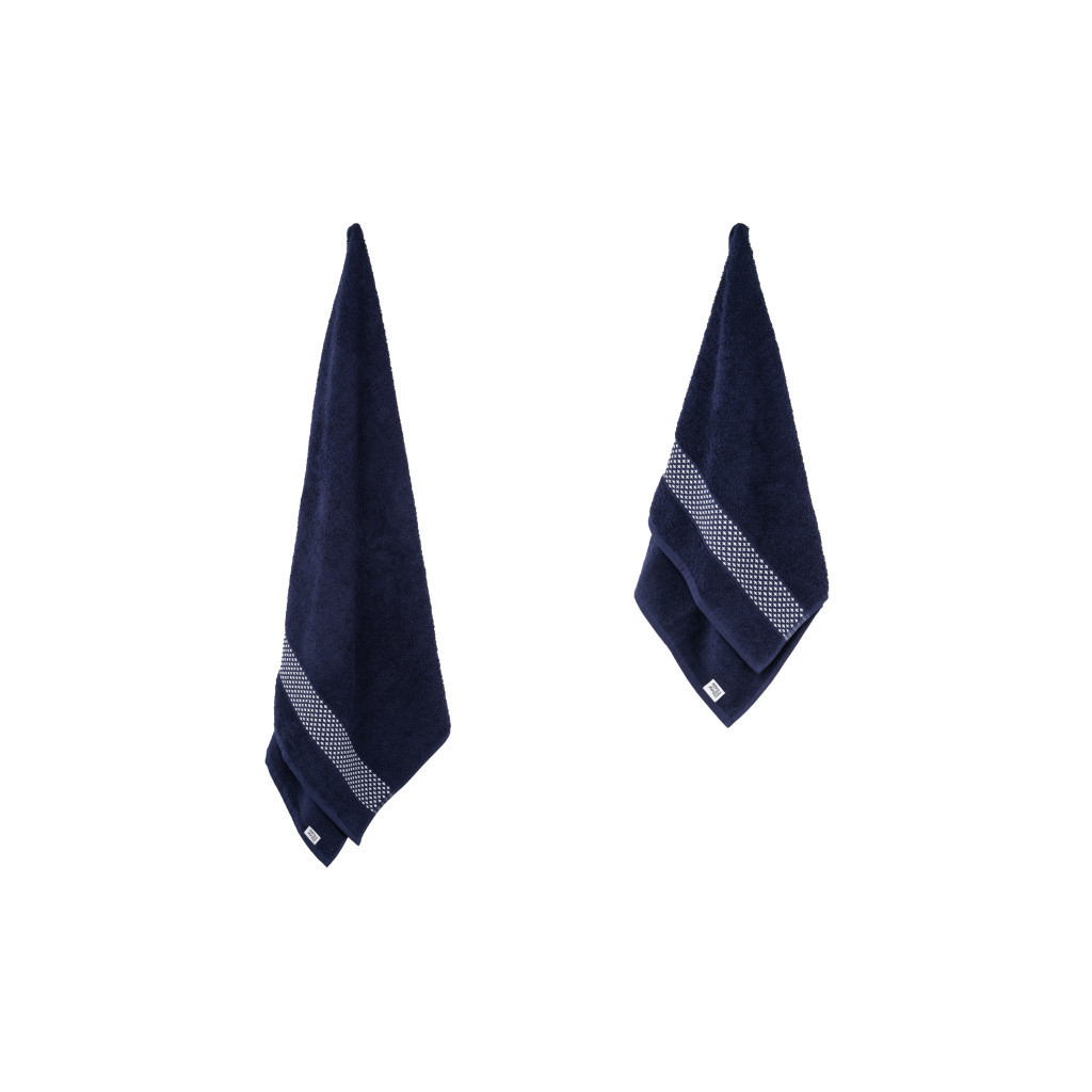 Рушник Ardesto набір махрових Holiday 2 шт 50х90см, 70х140см, 100% бавовна, індиго (ART2557IN) - зображення 10