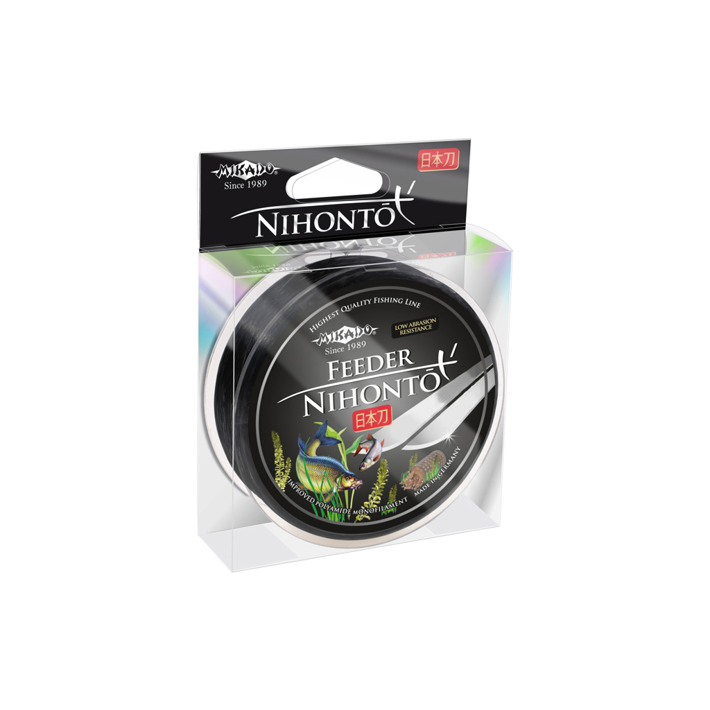 Волосінь Mikado Nihonto Feeder 150 м 0,18 мм 4,95 кг Black (ZNF-018) - изображение 1