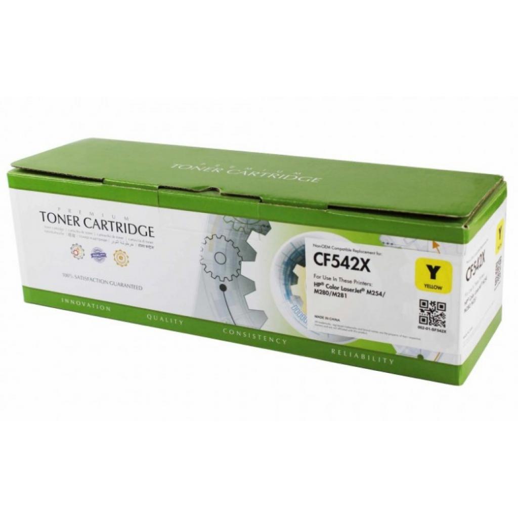 Картридж Static Control HP CLJ CF542X (203X) 2500ст yellow (002-01-SF542X) - зображення 1