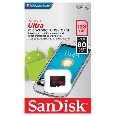 Карта пам'яті SanDisk 128GB microSDXC class 10 UHS-I Ultra (SDSQUNC-128G-GN3MN) - зображення 2