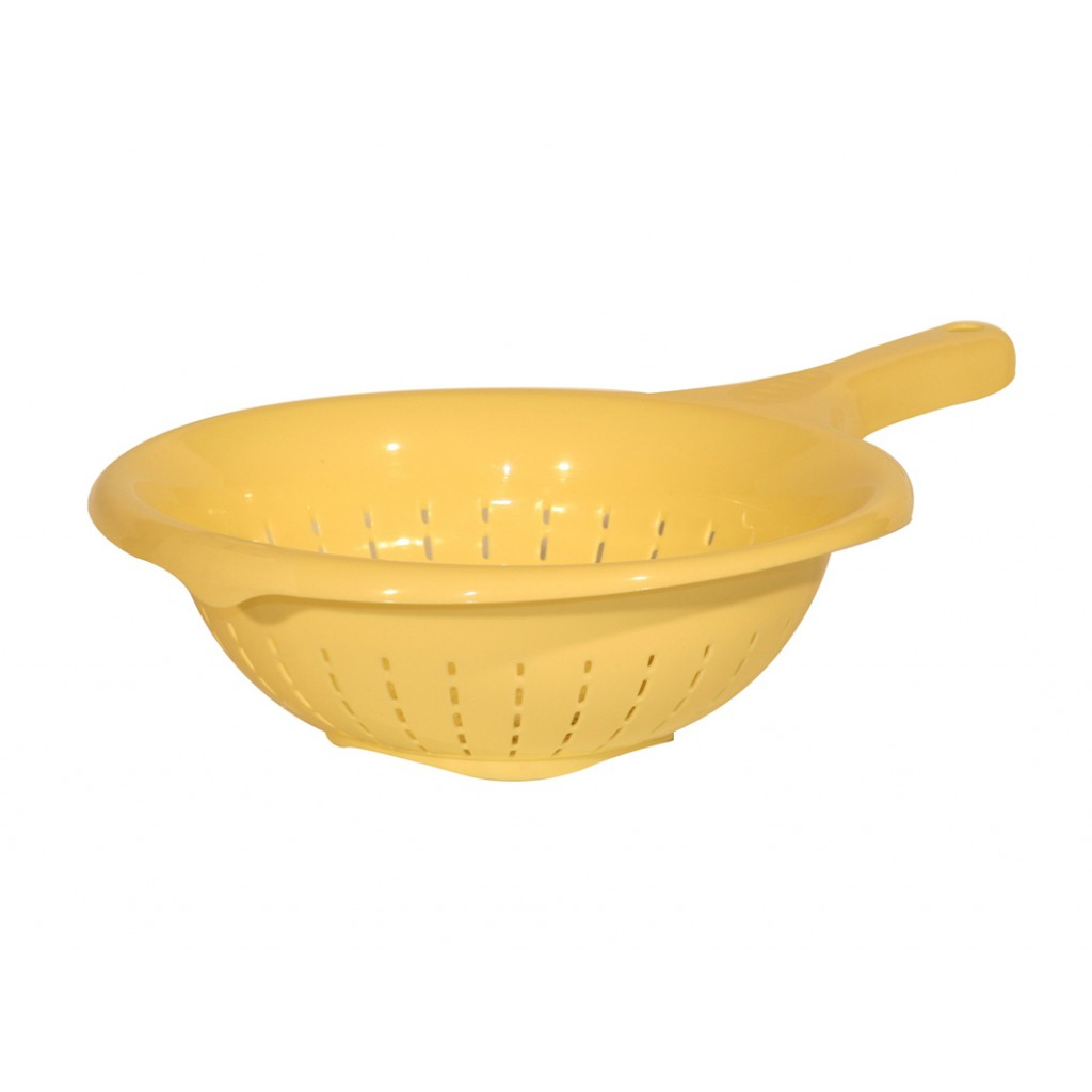 Друшляк Ламела з ручкою 0,75 л жовтий (лмл 122/жовтий) - зображення 1