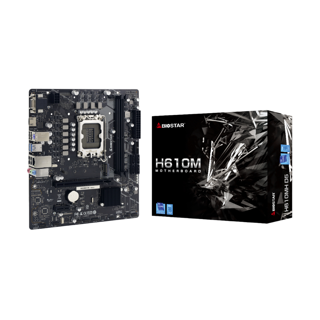 Материнська плата Biostar H610MH D5 - зображення 2